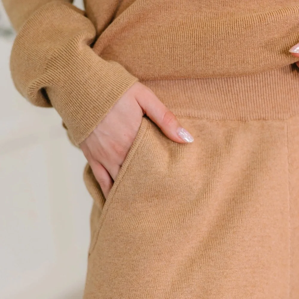 NWT Honeymark Culottes Wool/Cashmere Blend Pants - Picture 5 of 8